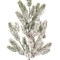 Vickerman 19.5" Snowy Glitter Aritificial Pinecone Fir Spray 4 per bag.
